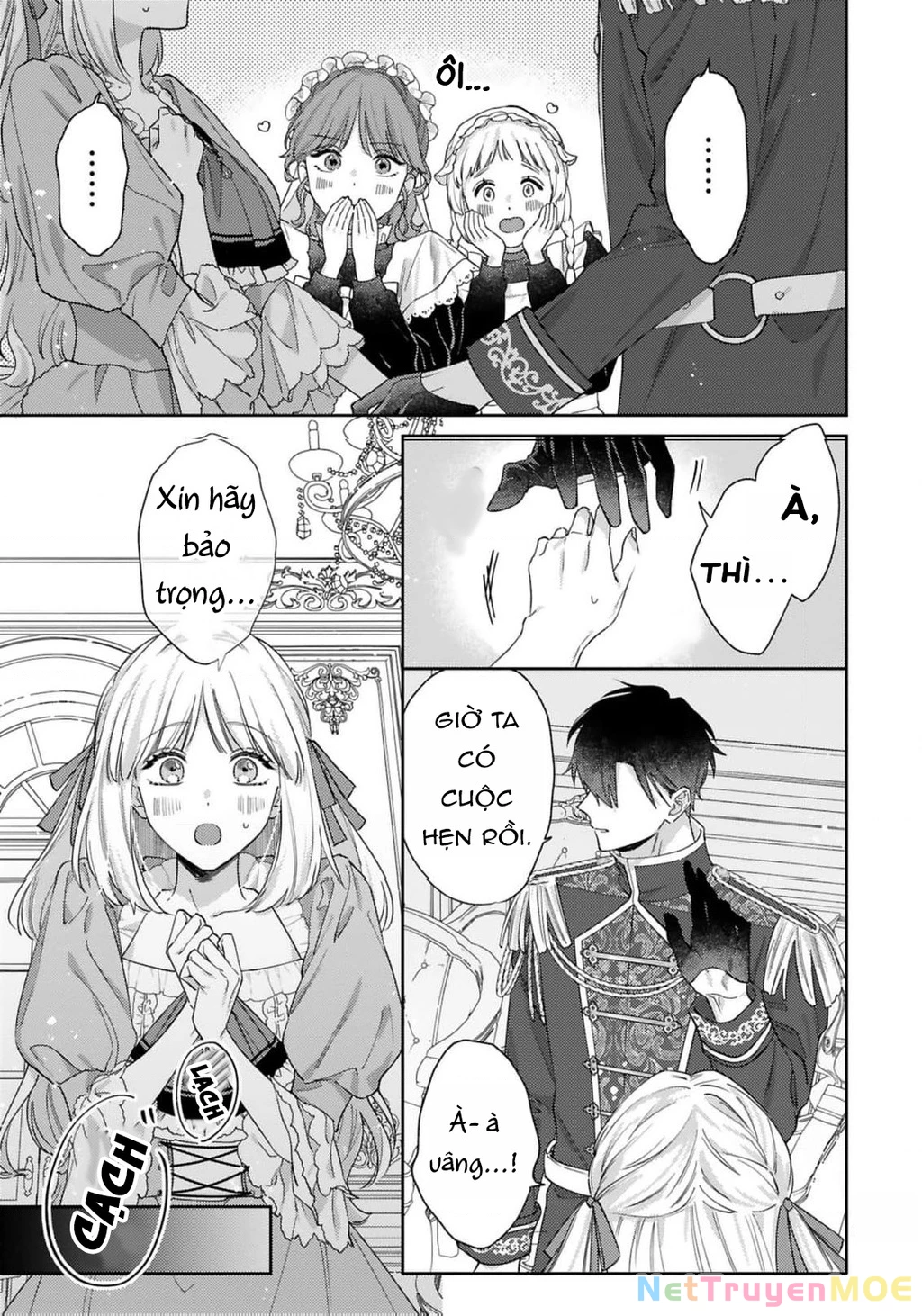 Meshitsukai Reijou wa Kokkyou wo Koe, Tekikoku no Koushaku Kishi-sama ni Dekiaisareru Chapter 2 - Trang 2