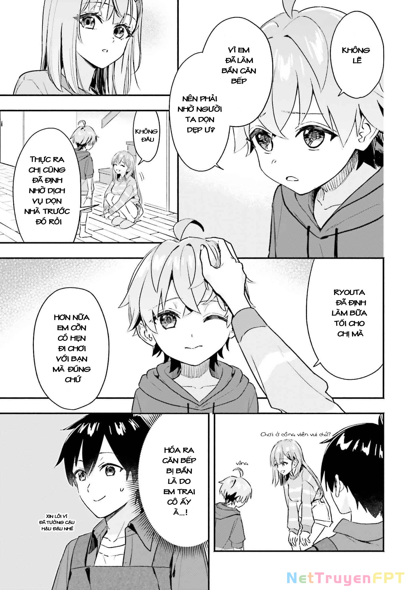 Kaji Daikou No Arbeit O Hajimetara Gakuen Ichi No Bishoujo No Kazoku Ni Kiniirarechaimashita Chapter 2 - Trang 3