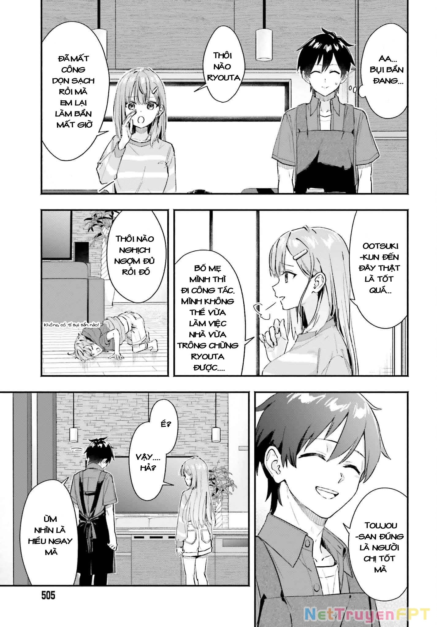 Kaji Daikou No Arbeit O Hajimetara Gakuen Ichi No Bishoujo No Kazoku Ni Kiniirarechaimashita Chapter 2 - Trang 3