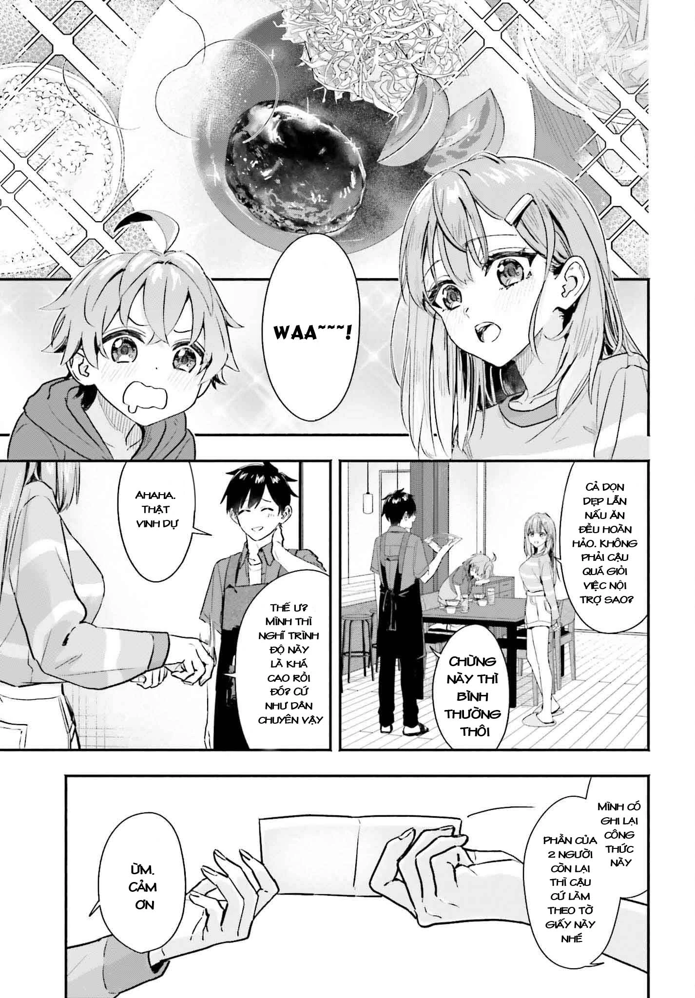 Kaji Daikou No Arbeit O Hajimetara Gakuen Ichi No Bishoujo No Kazoku Ni Kiniirarechaimashita Chapter 2 - Trang 3