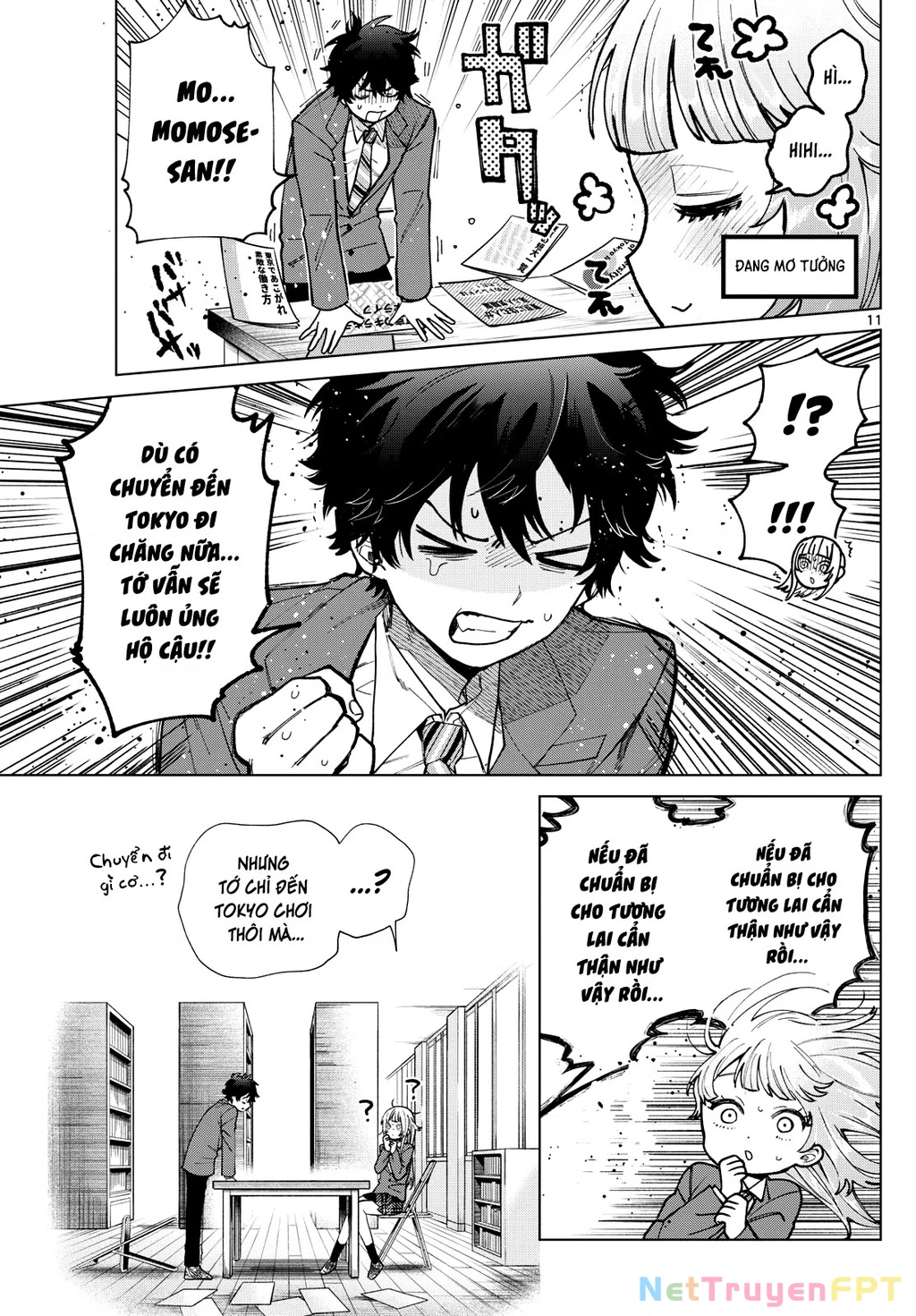 Mối tình đầu đầy trắc trở của Momose Akira Chapter 17 - Trang 3