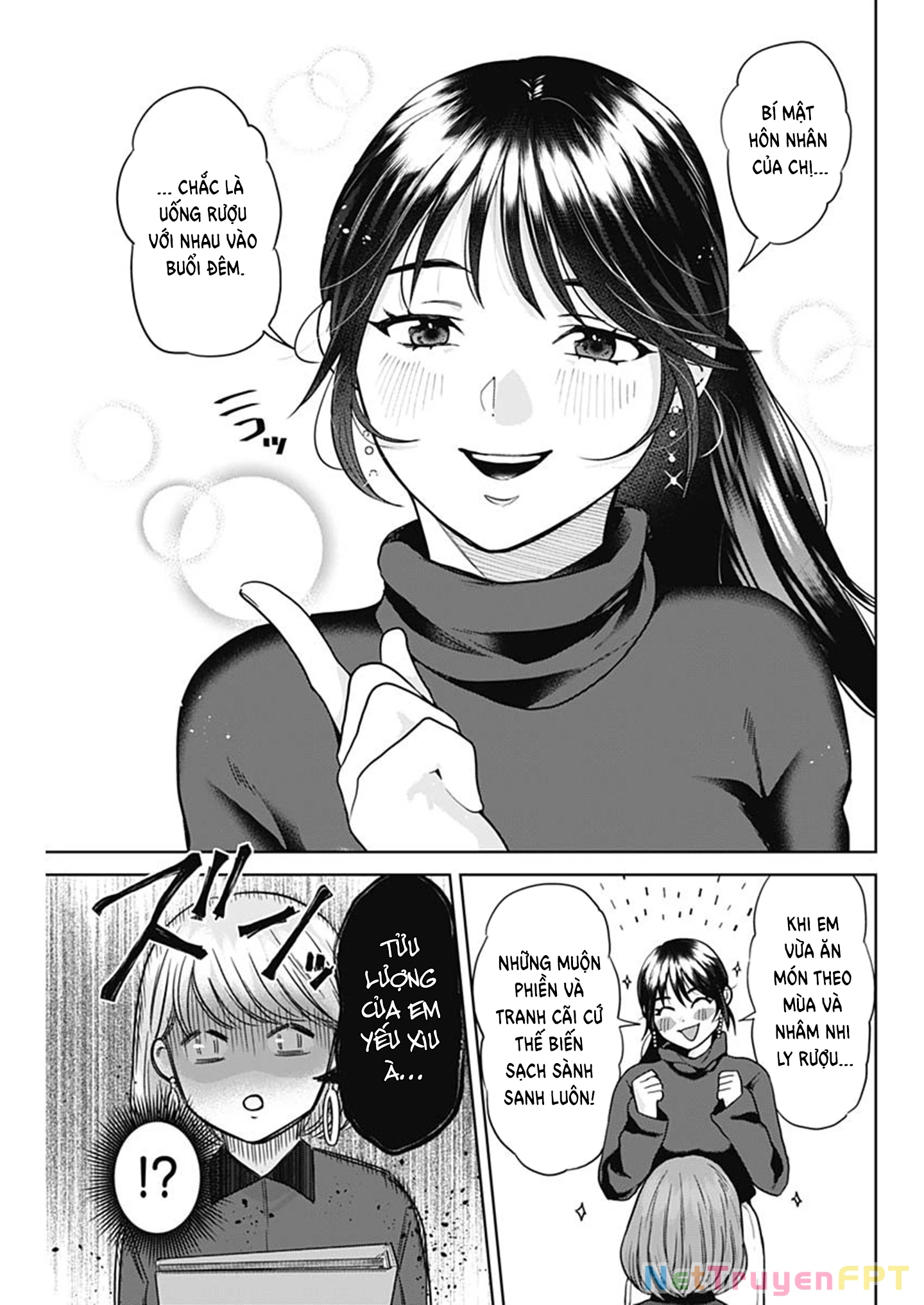 Thưởng rượu đêm khuya là bí quyết để giữ gìn hạnh phúc hôn nhân. Chapter 1 - Trang 2