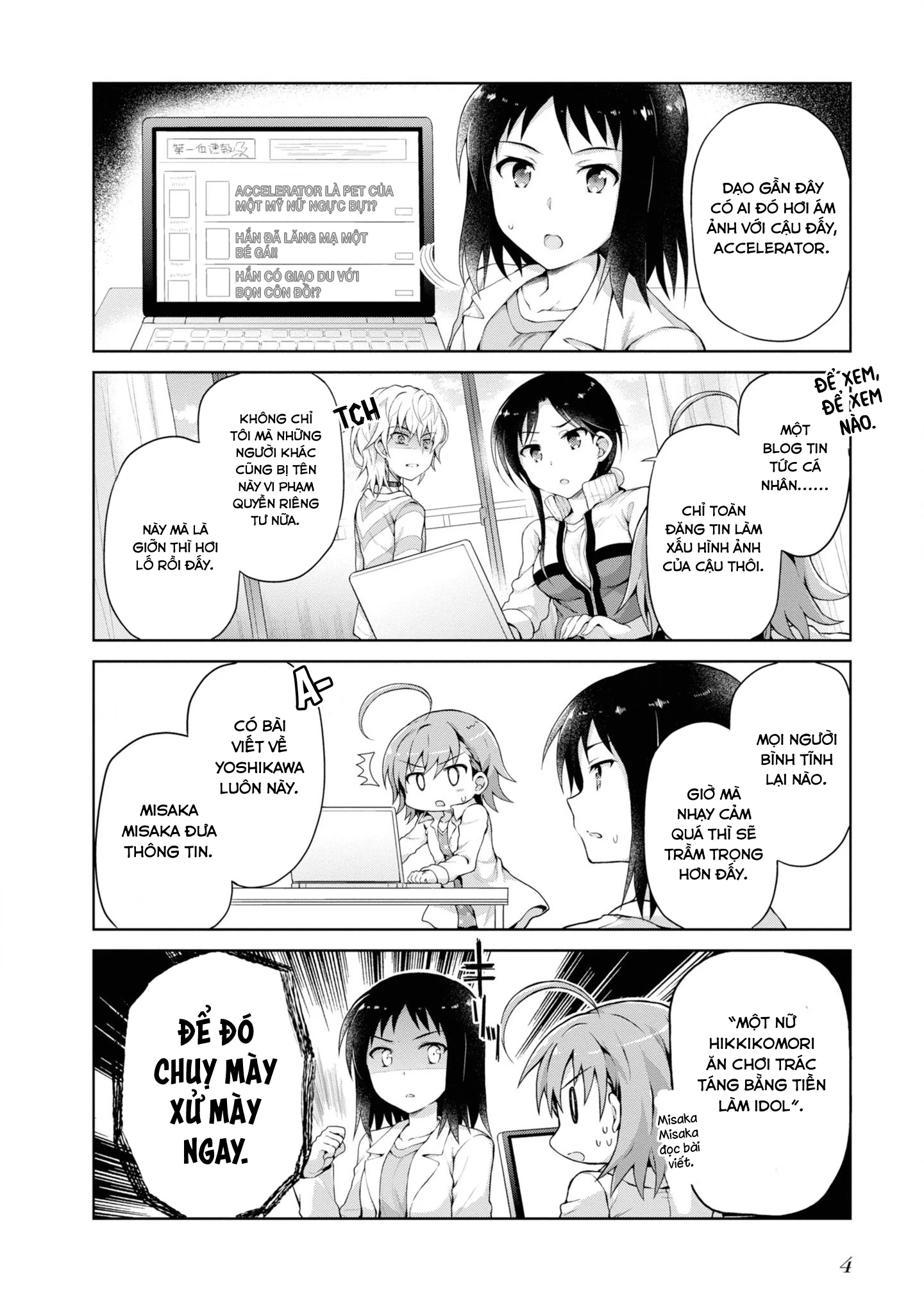 Toaru Idol No Accelerator-Sama Chapter 30 - Trang 4
