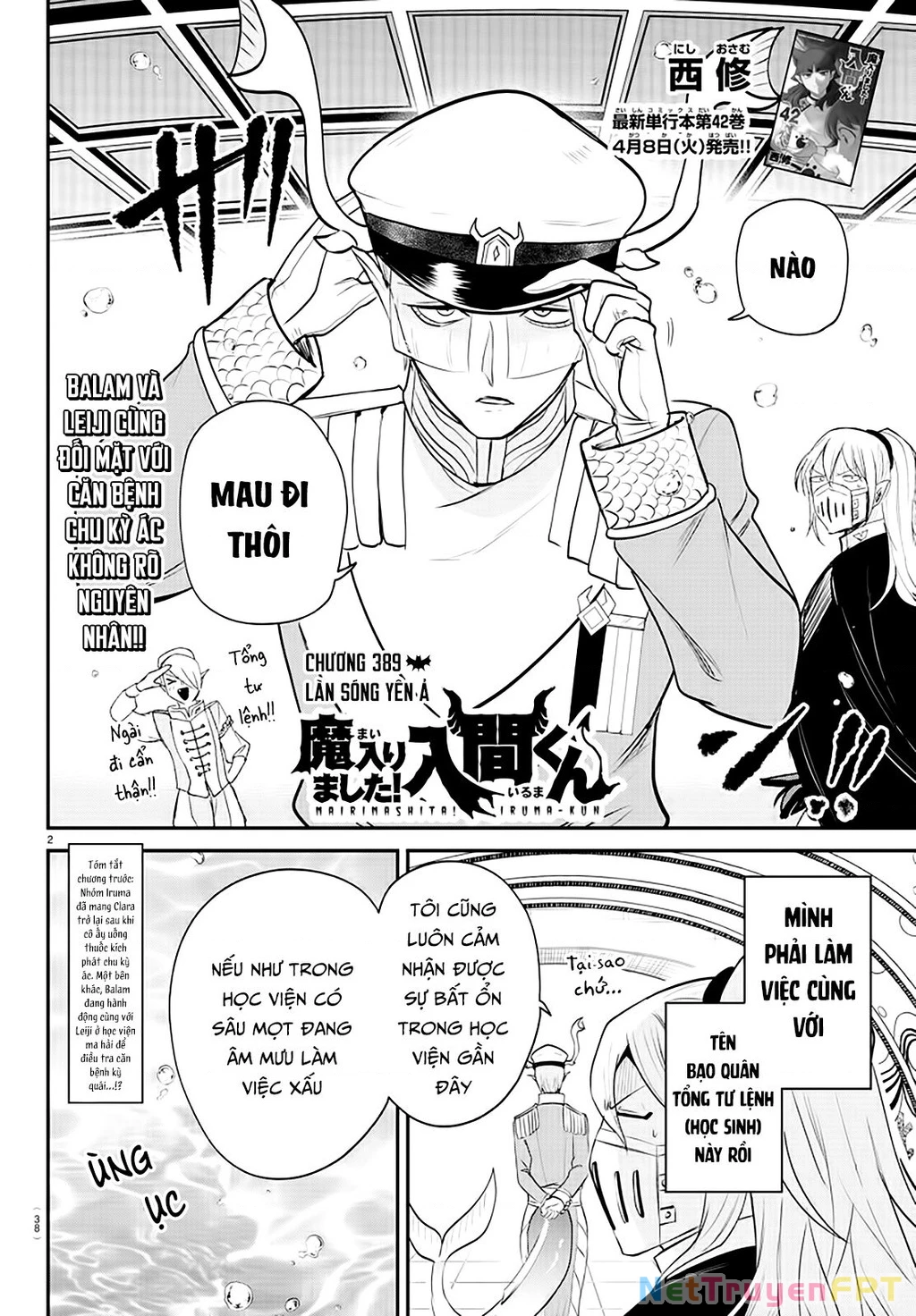 Chào Mừng Cậu Đến Trường Iruma-Kun Chapter 389 - Trang 4