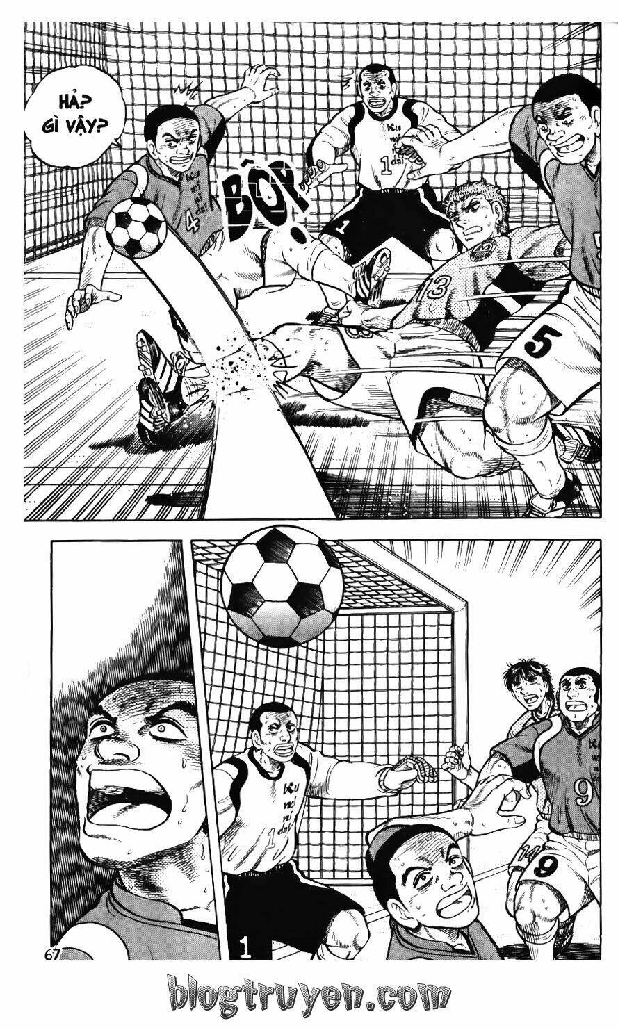 Buttobi Itto Chapter 92: San bằng cách biệt - Next Chapter 93: Người sút thứ 6
