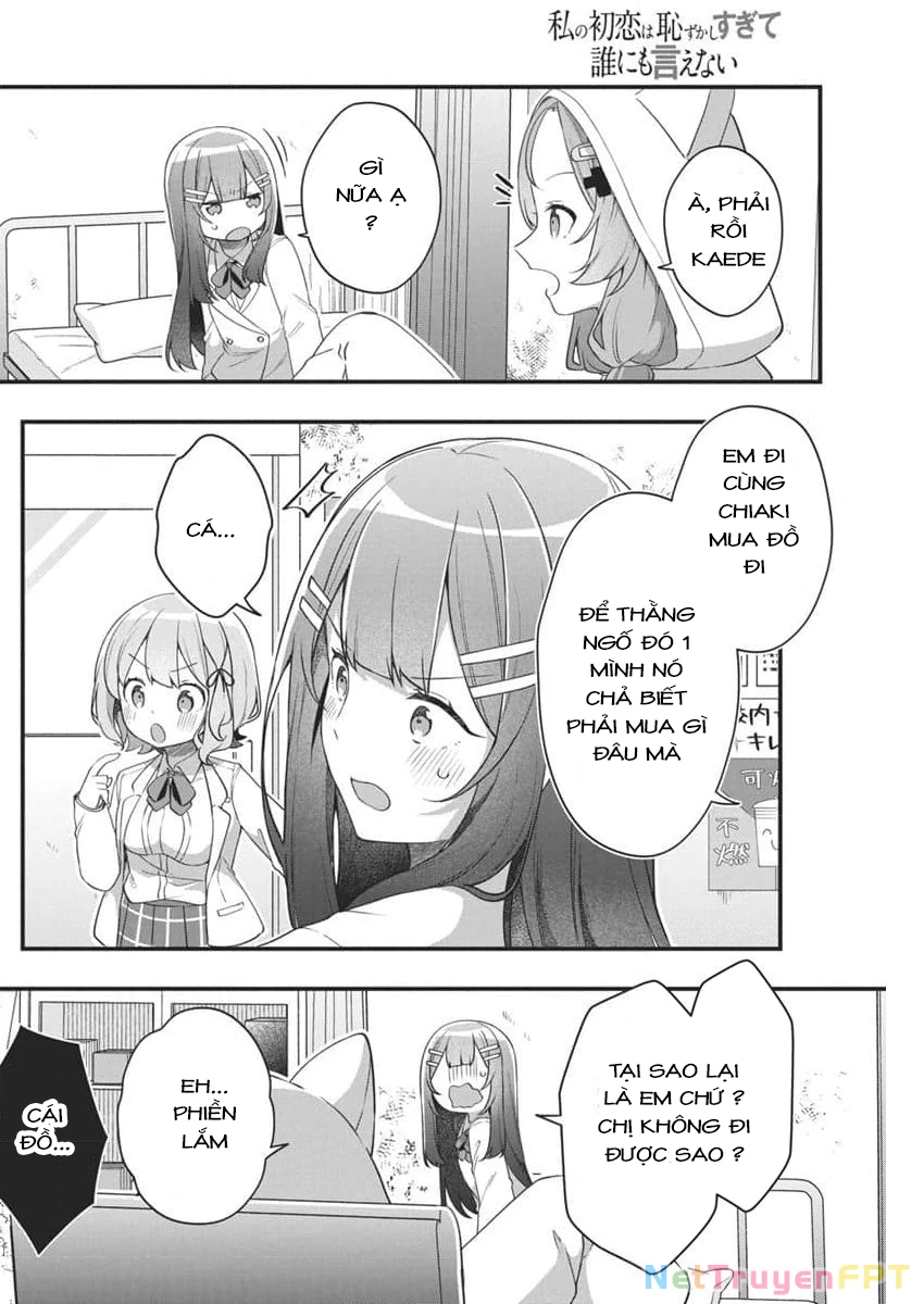 Watashi No Hatsukoi Wa Hazukashisugite Darenimo Ienai Chapter 4 - Trang 3
