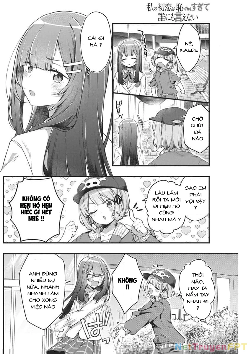Watashi No Hatsukoi Wa Hazukashisugite Darenimo Ienai Chapter 5 - Trang 3