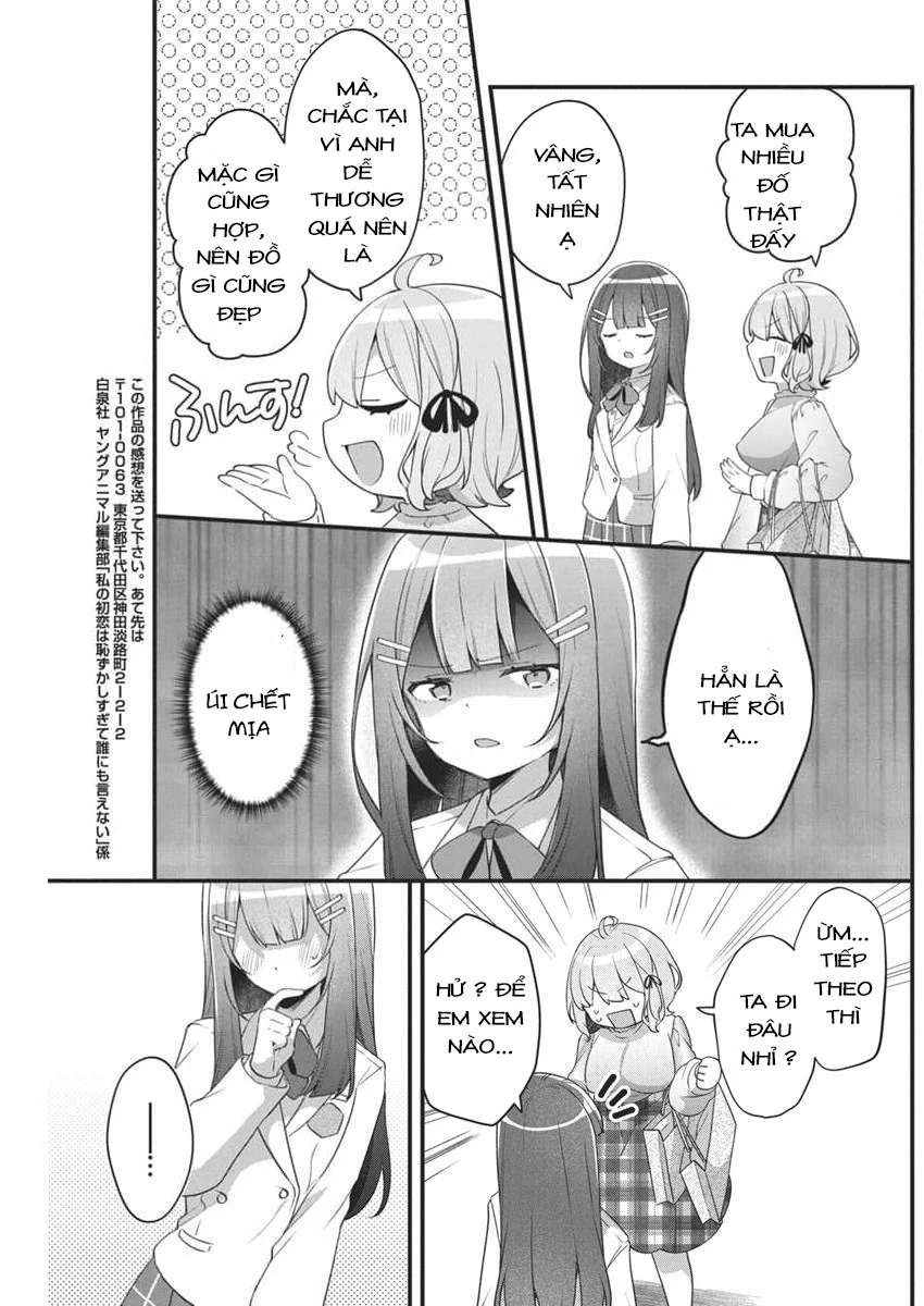 Watashi No Hatsukoi Wa Hazukashisugite Darenimo Ienai Chapter 5 - Trang 3