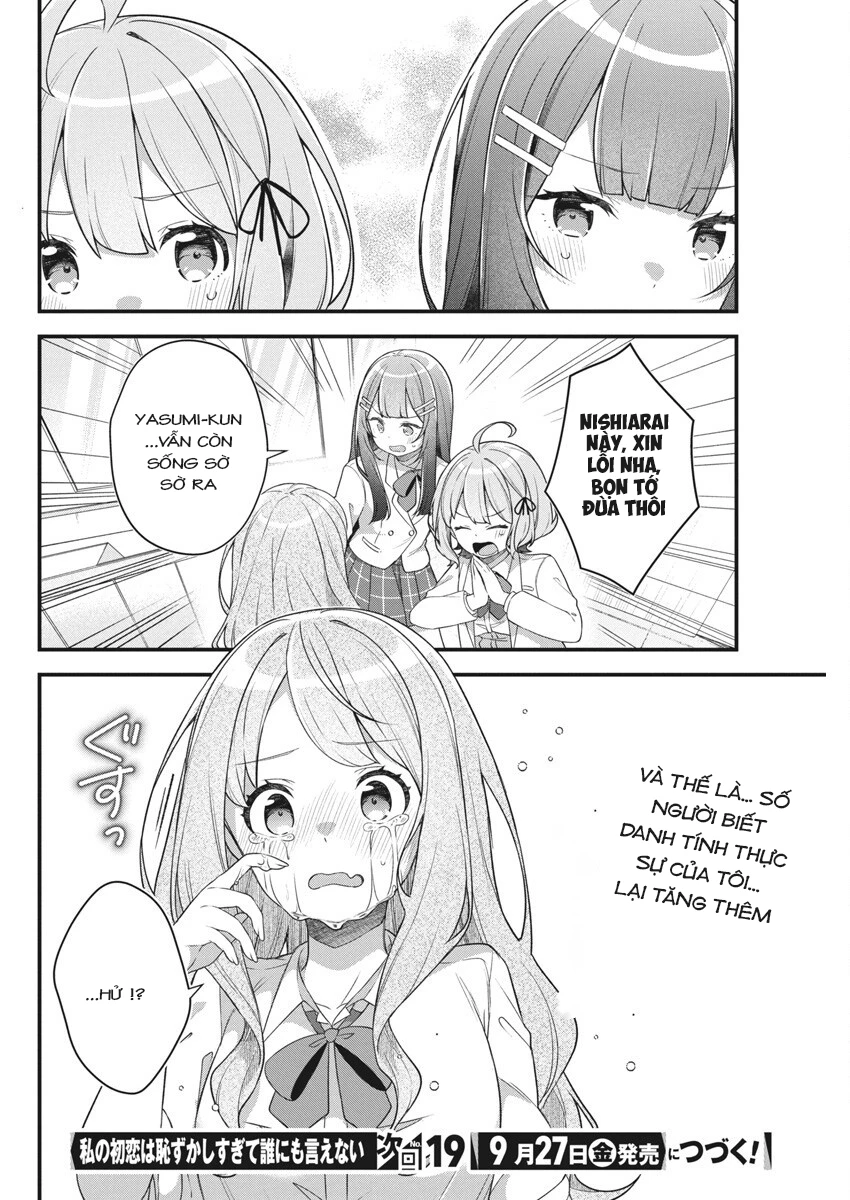 Watashi No Hatsukoi Wa Hazukashisugite Darenimo Ienai Chapter 9 - Trang 3