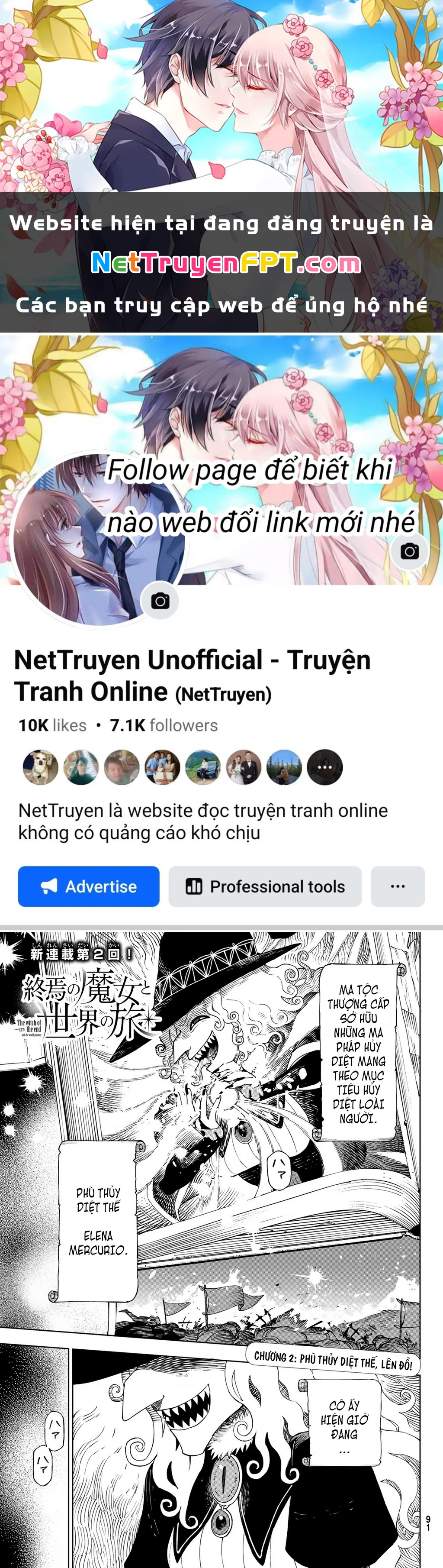 Shuuen no Majo to Sekai no Tabi Chapter 2.1 - Trang 2