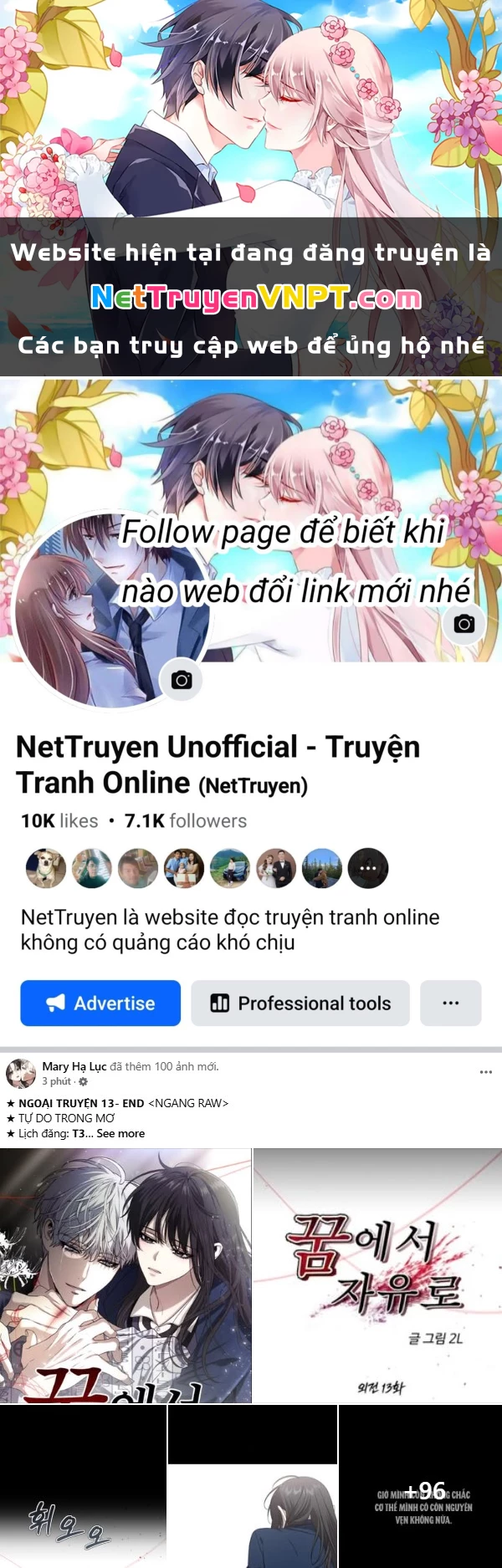 Tự Do Trong Mơ Chapter 190.1 - Trang 2