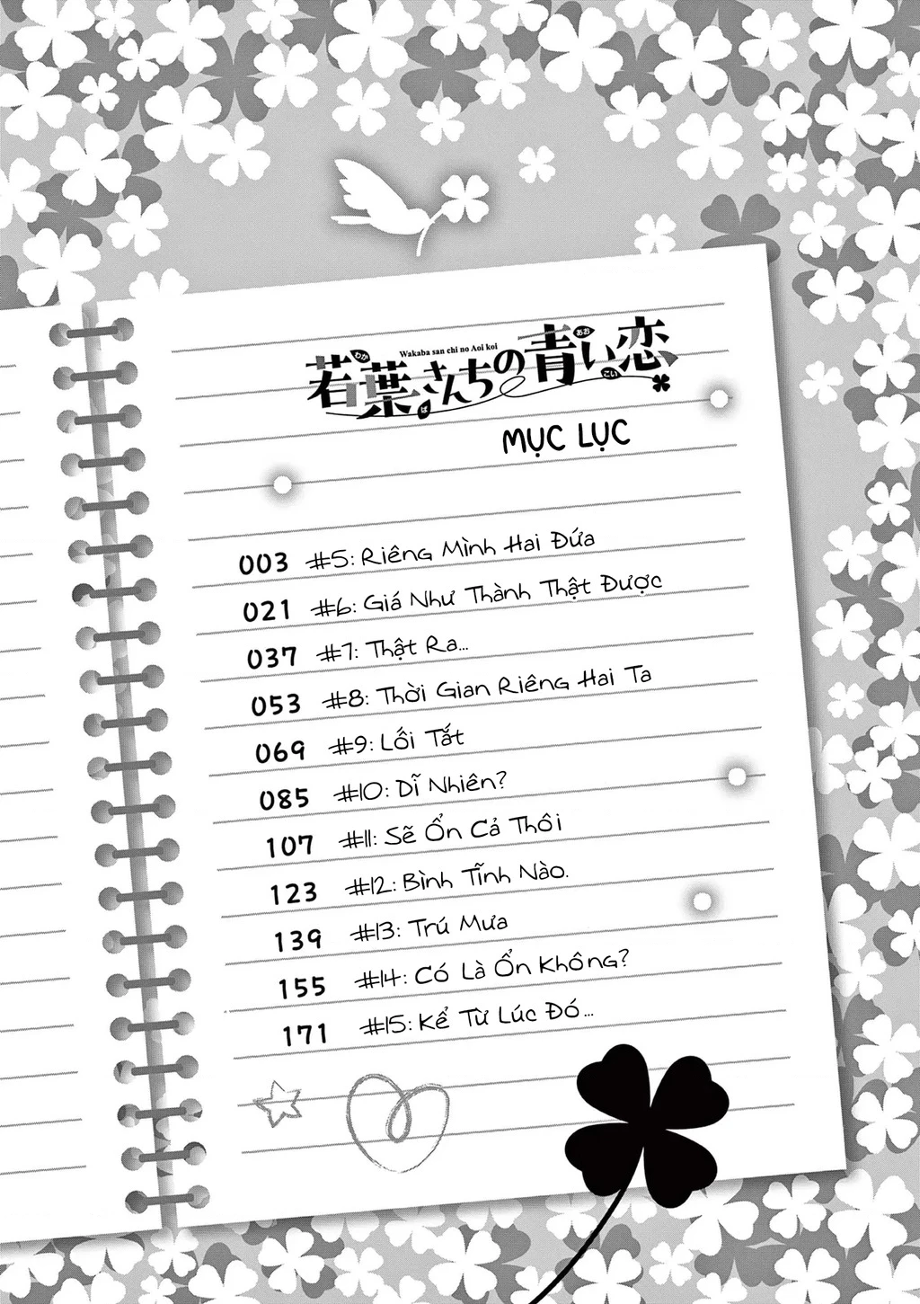 Tình yêu màu Lam nhà Wakaba Chapter 15.5 - Trang 2