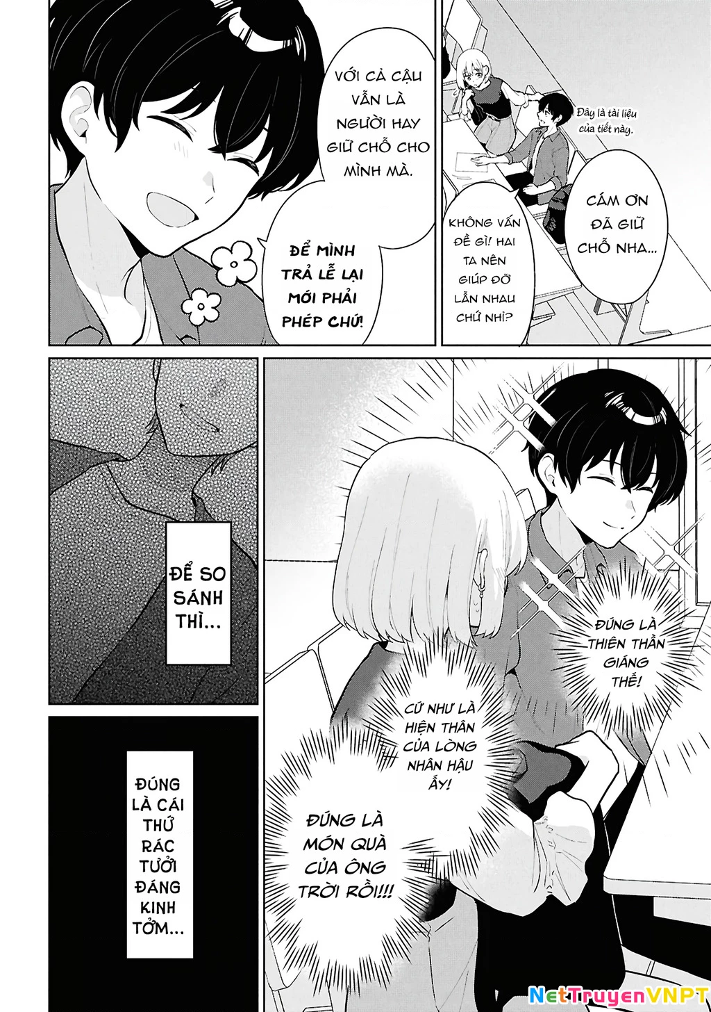 Danjohi 1:5 no Sekai demo Futsu ni Ikirareru to Omotta? ~ Geki Juu Kanjou na Kanojotachi ga Mujikaku Danshi ni Honrousaretara Chapter 5 - Trang 3