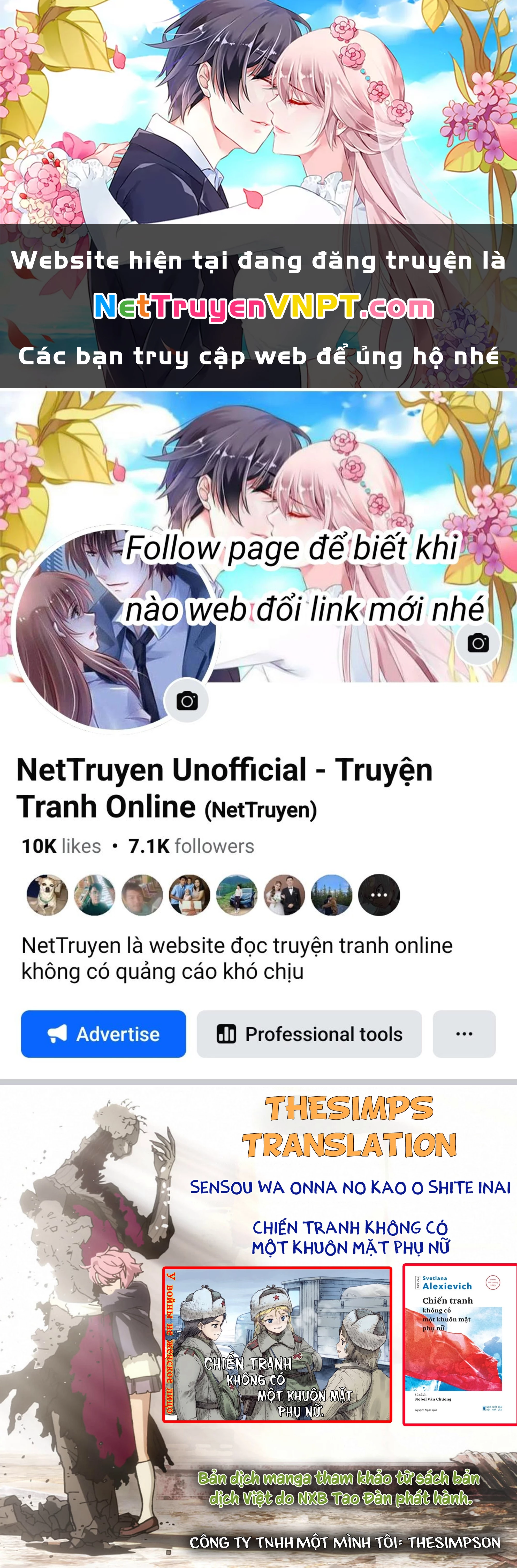 Chiến Tranh Không Có Một Khuôn Mặt Phụ Nữ Chapter 26.3 - Trang 2