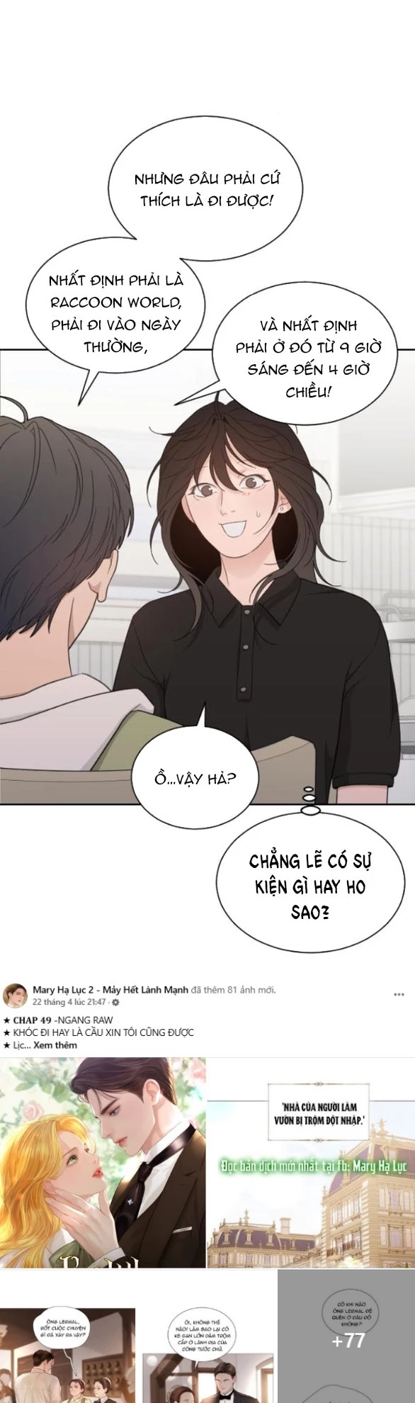 VẬN MAY BẤT NGỜ Chapter 58.1 - Next Chapter 58.2