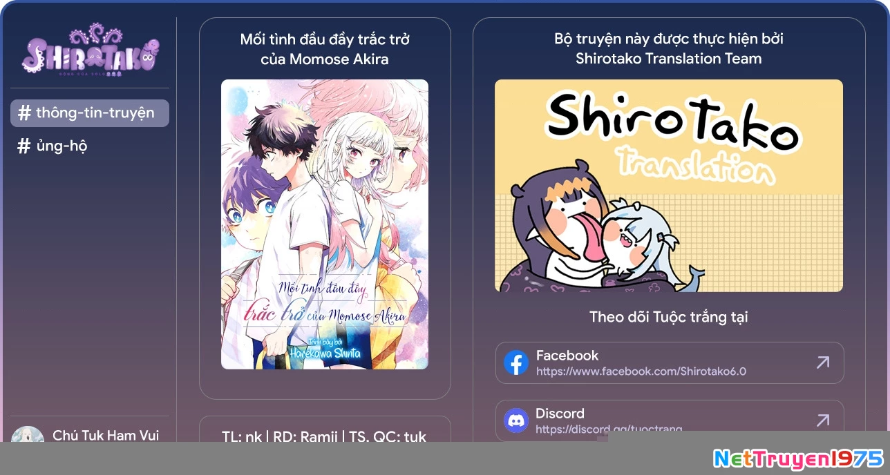 Mối tình đầu đầy trắc trở của Momose Akira Chapter 18 - Trang 3