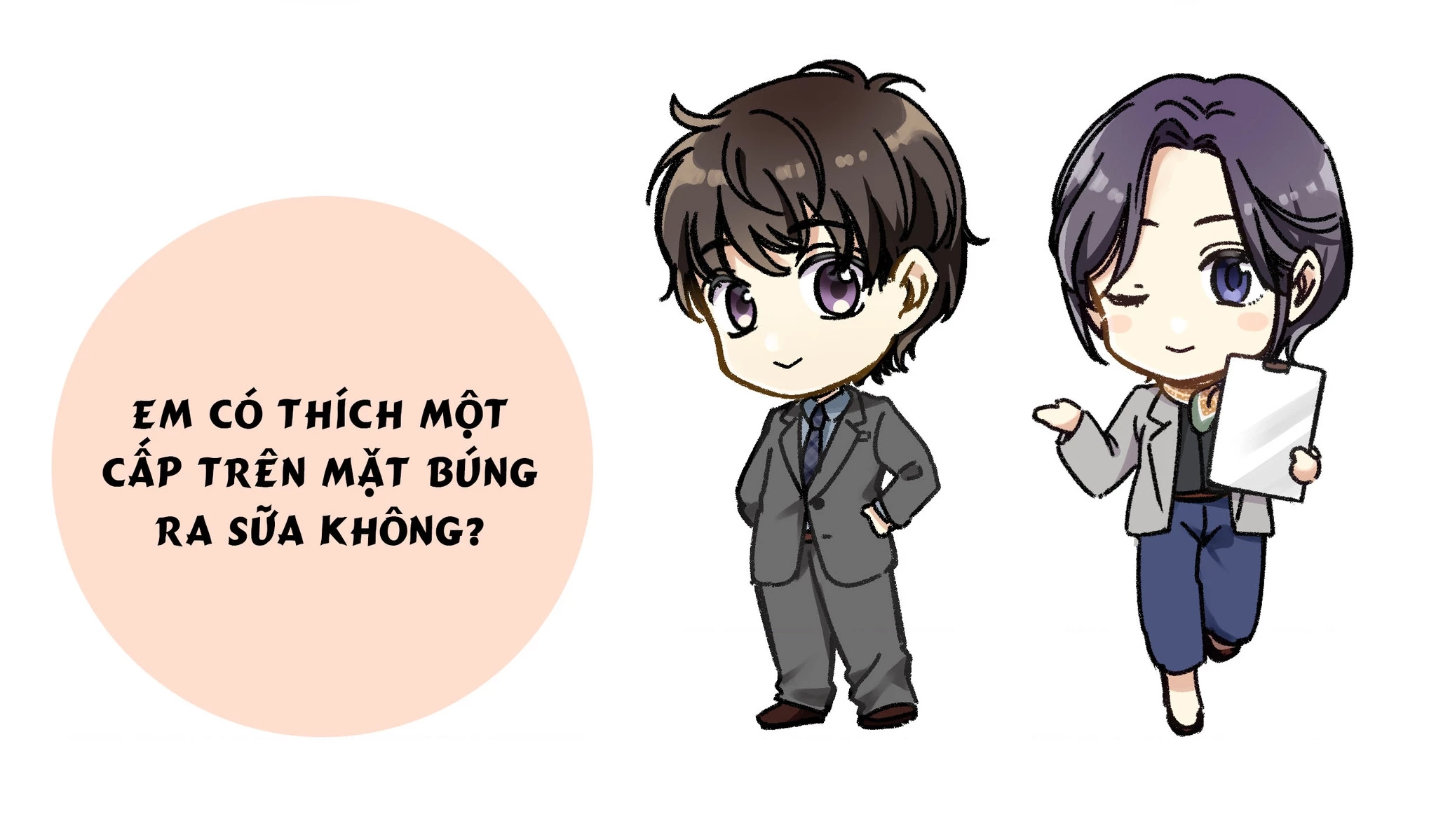 Em Có Thích Một Cấp Trên Mặt Búng Ra Sữa Không? Chapter 4 - Trang 3