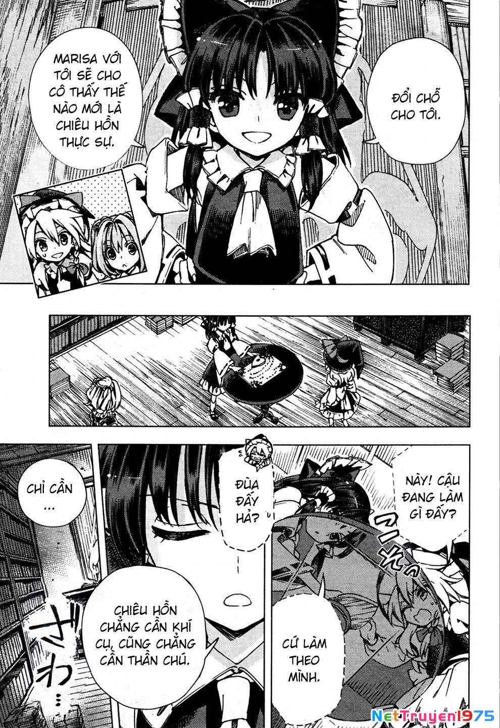 Touhou Suzunaan ~ Forbidden Scrollery Chapter 27: - Kokkuri tản mạn với tán anh đào (Phần hai) - Trang 3