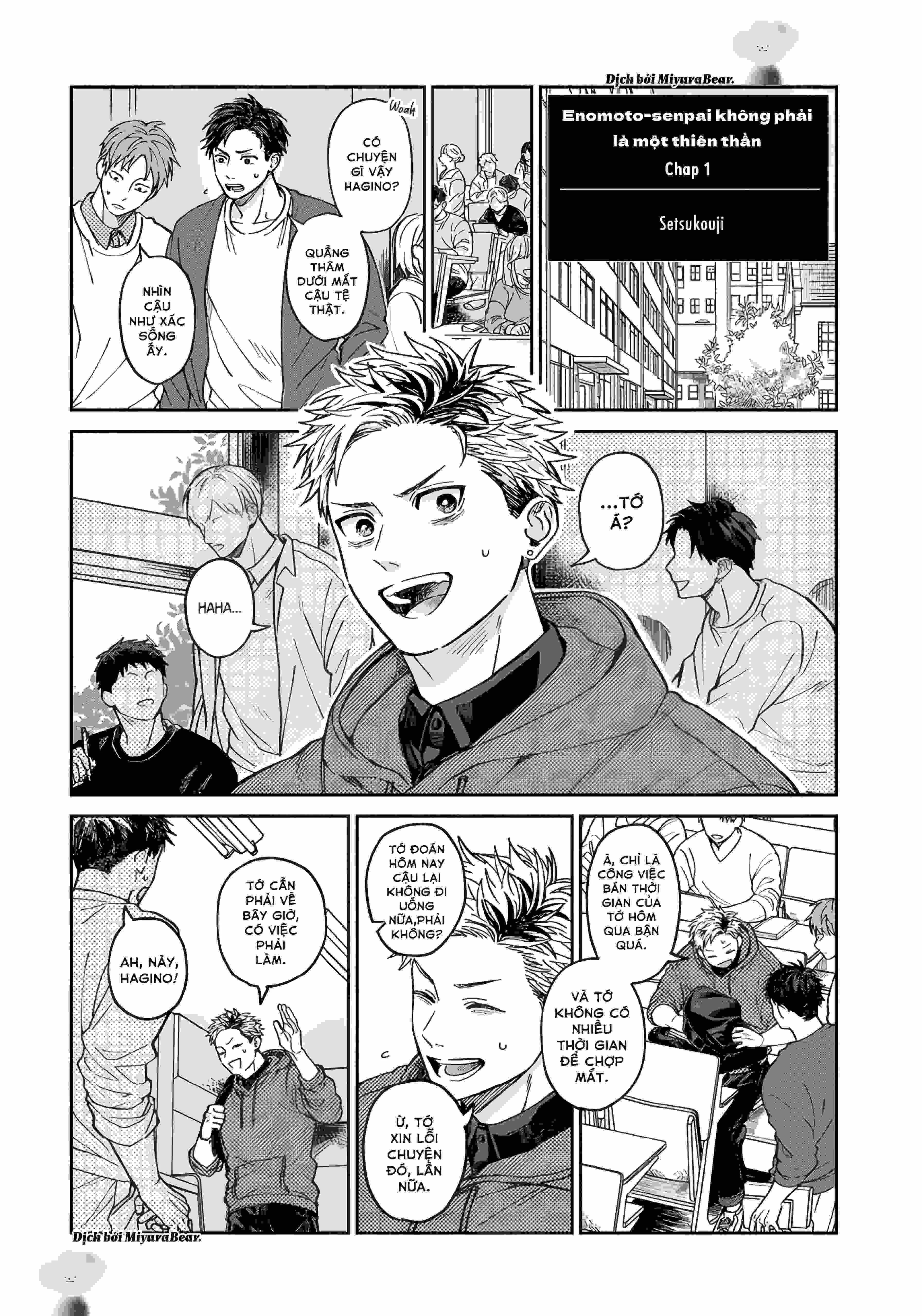 Enomoto-Senpai Không Phải Là Một Thiên Thần Chapter 1 - Trang 2