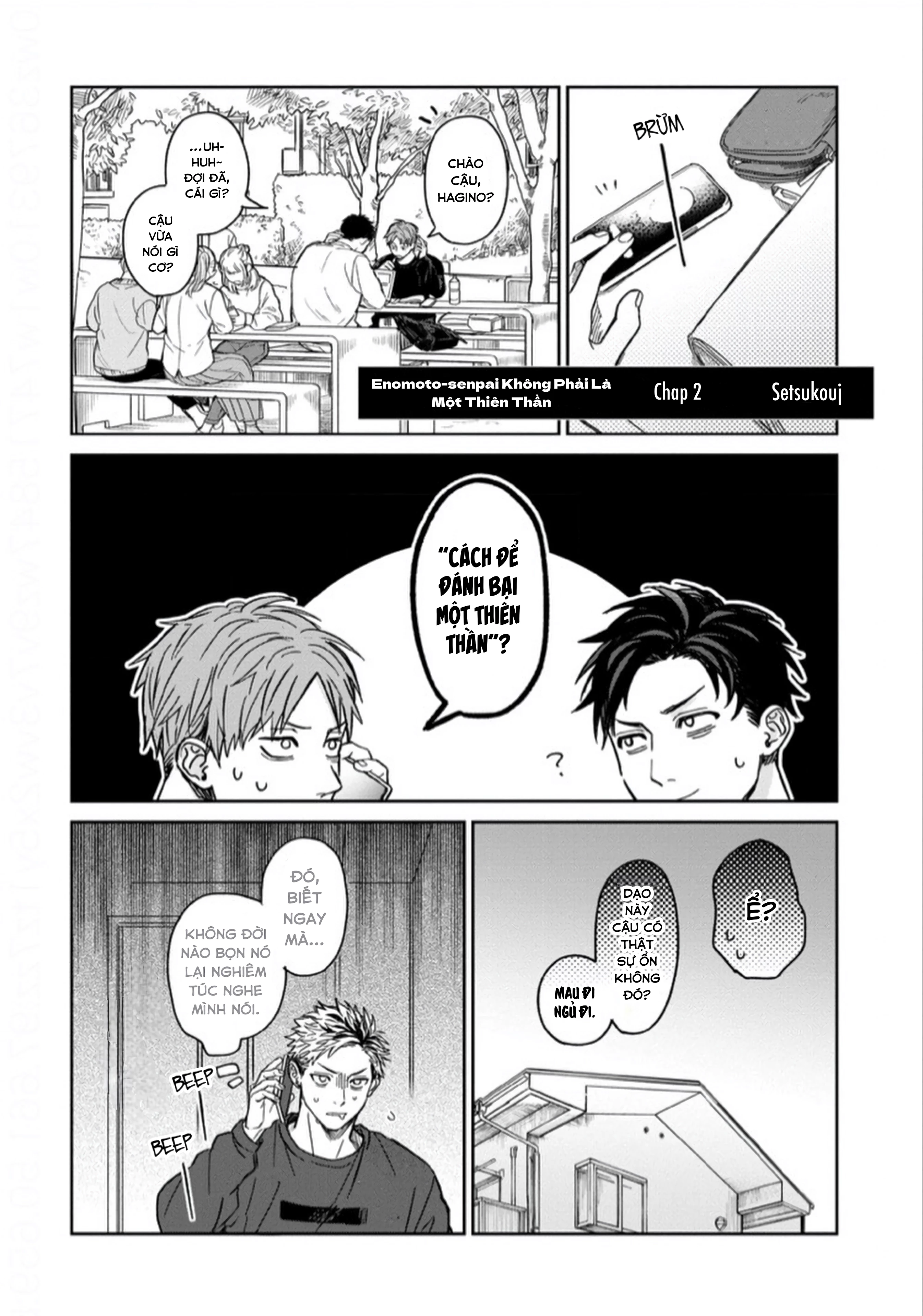 Enomoto-Senpai Không Phải Là Một Thiên Thần Chapter 2 - Trang 2