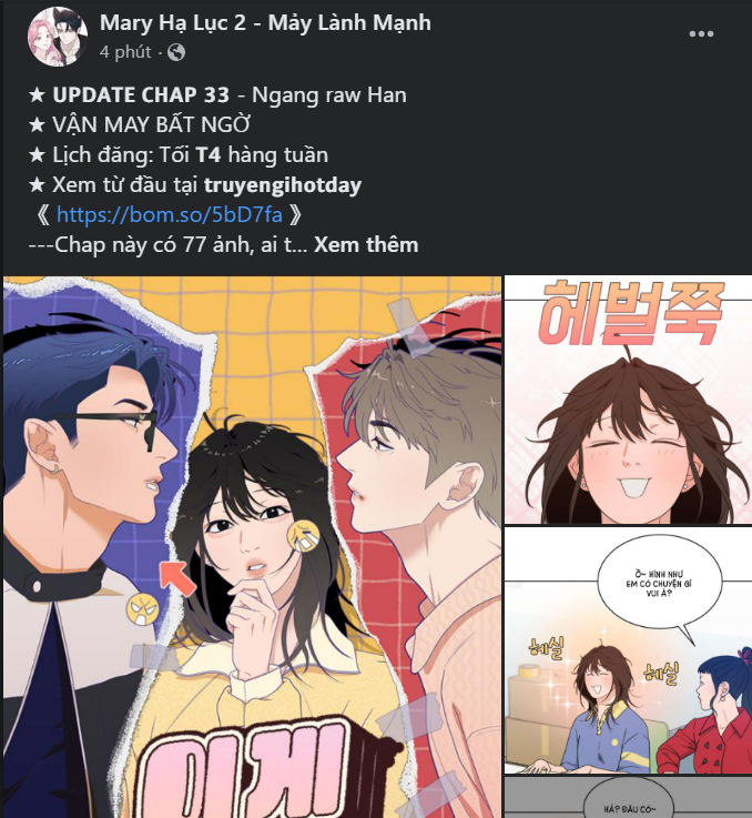 VẬN MAY BẤT NGỜ Chapter 34.2 - Next Chapter 35