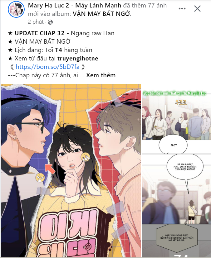 VẬN MAY BẤT NGỜ Chapter 33.2 - Next Chapter 34