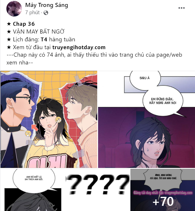VẬN MAY BẤT NGỜ Chapter 36.1 - Next Chapter 36.2