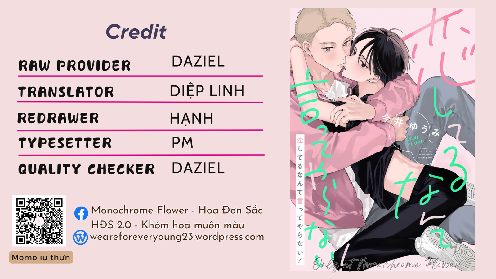 Đừng hòng tớ nói "thích cậu" Chapter 5 - Trang 2