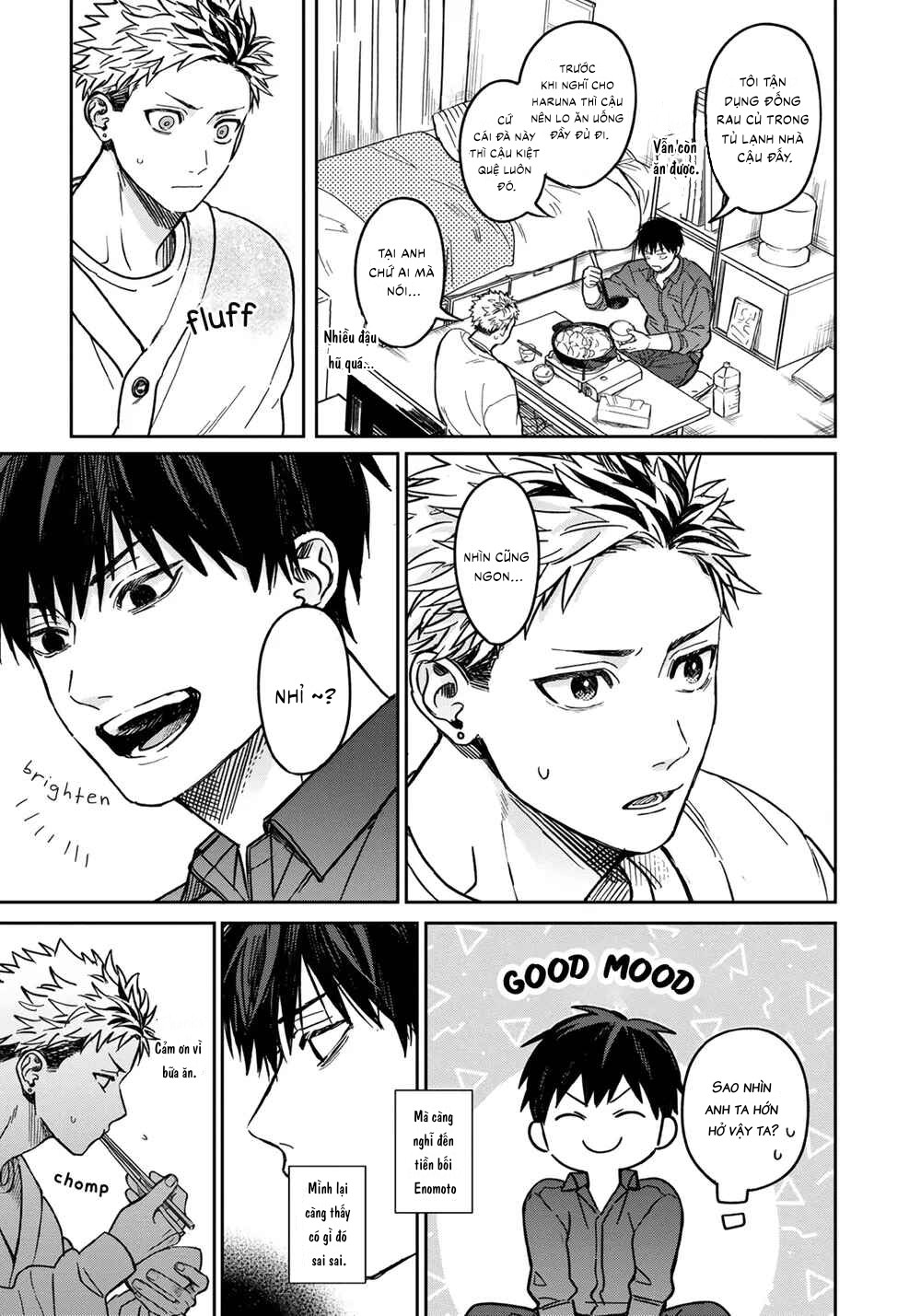 Tiền bối Enomoto không hề ngây thơ Chapter 2 - Trang 2