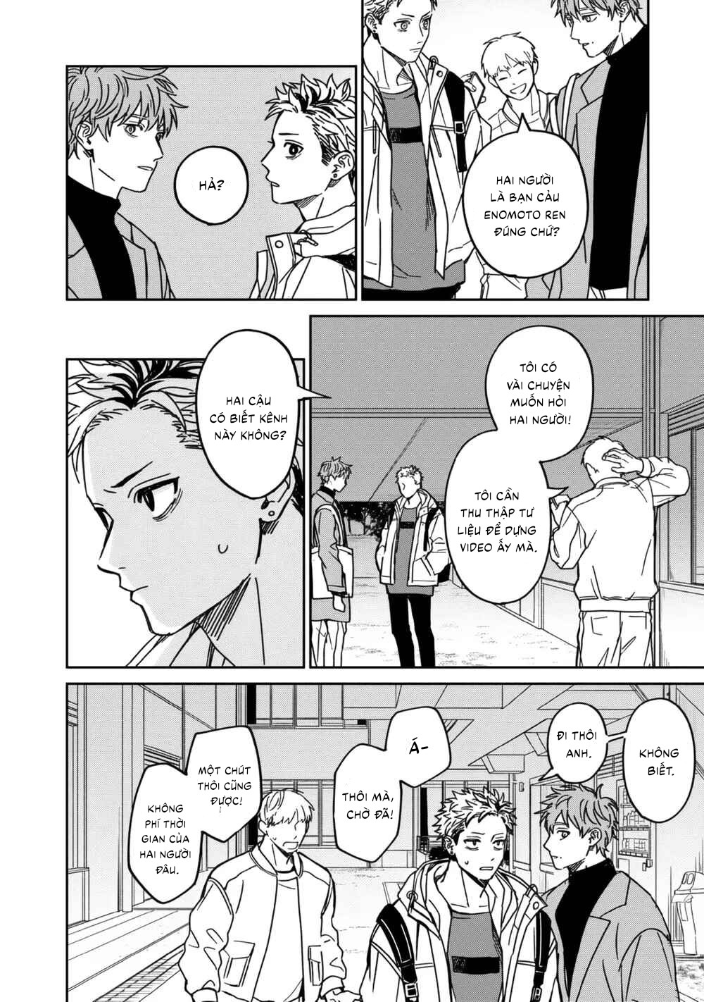 Tiền bối Enomoto không hề ngây thơ Chapter 4 - Trang 2