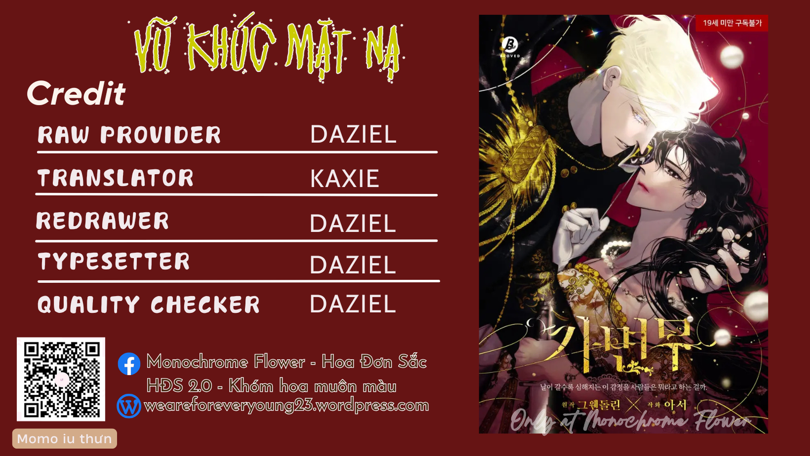 Vũ Khúc Mặt Nạ Chapter 3 - Next Chapter 4