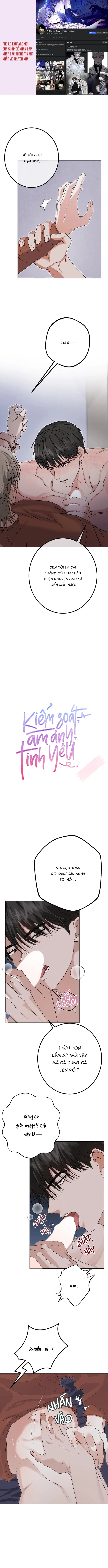 Kiểm Soát, Ám Ảnh, Tình Yêu Chapter 3 H - Trang 2