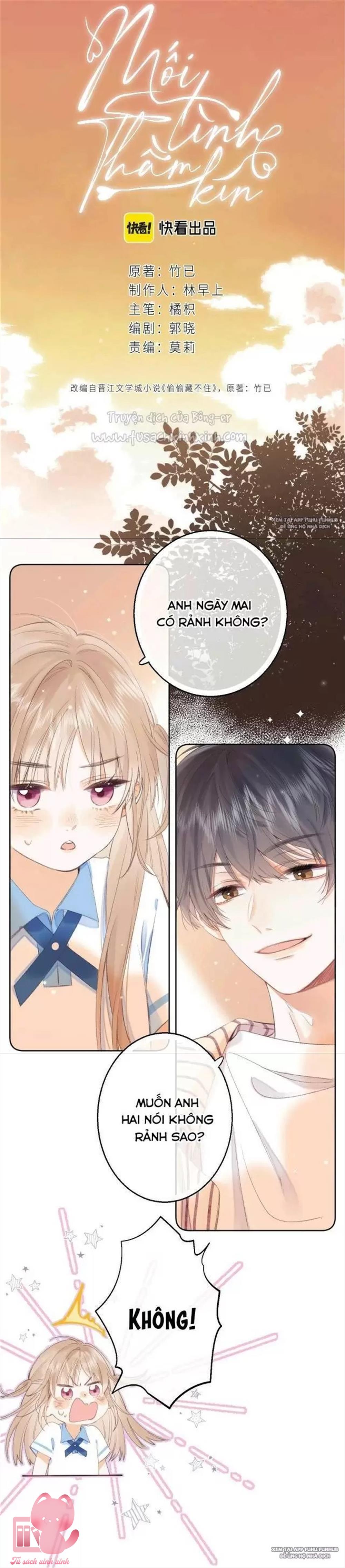 Mối Tình Thầm Kín Chapter 3 - Next Chapter 4